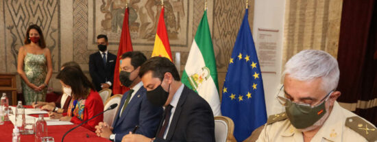 Firmado el convenio de la base logística del ejército en Córdoba