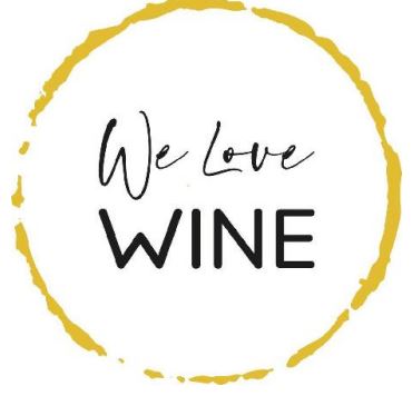 Los amantes del vino dicen 'We love wine'