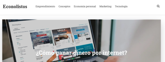 Econolistos - web cordobesa sobre información económica, financiera y de marketing