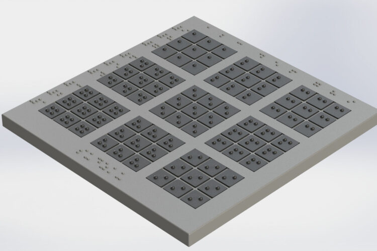 Imagen del sudoku en braille.