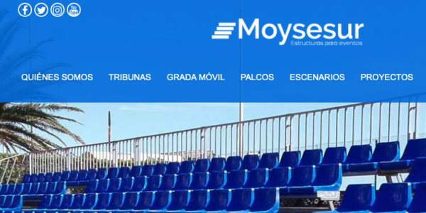 Moysesur, registra su marca de estructuras para eventos