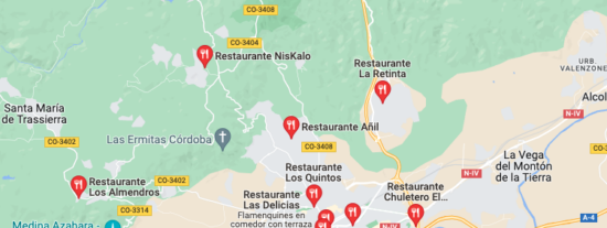 Top 40 de establecimientos de Córdoba por reseñas en Google my Business