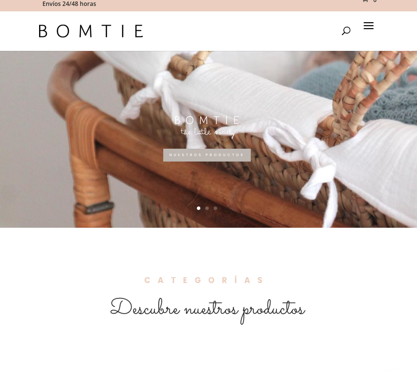 BOMTIE, una tienda online de complementos para bebés y lo relacionado con la maternidad