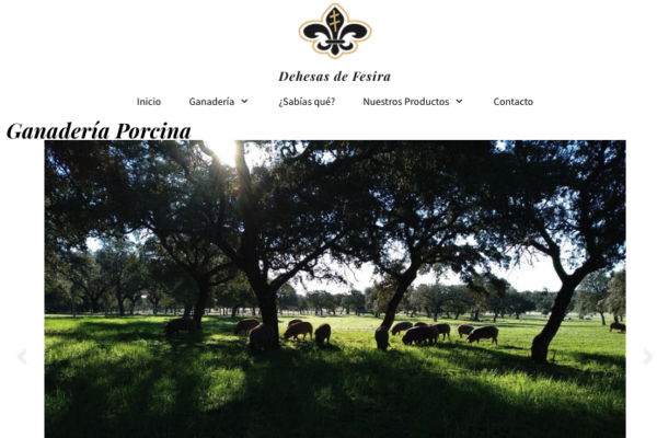 Dehesas de Fesira, una marca para la comercialización de cerdo ibérico