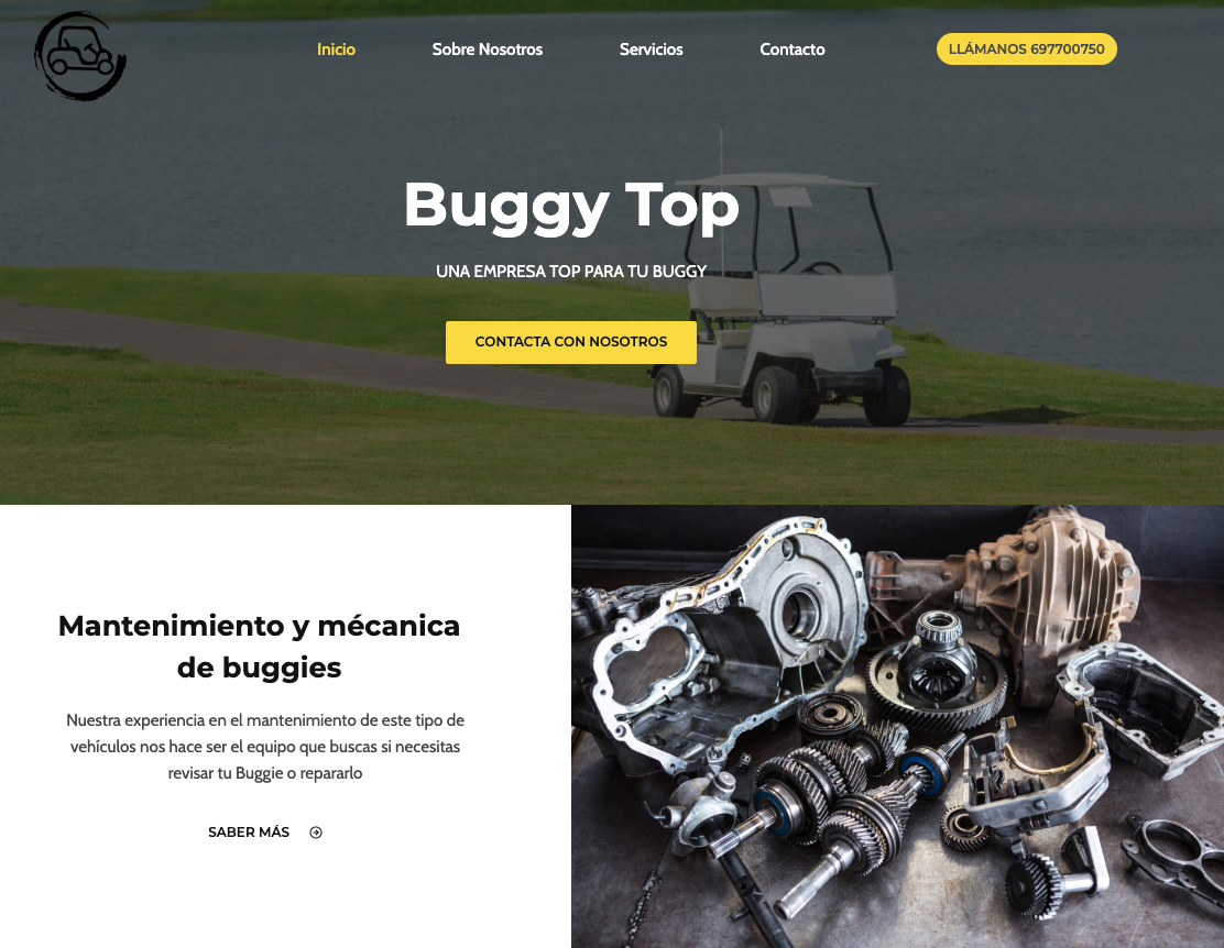 BuggyTop, una empresa de arreglo de carritos de golf