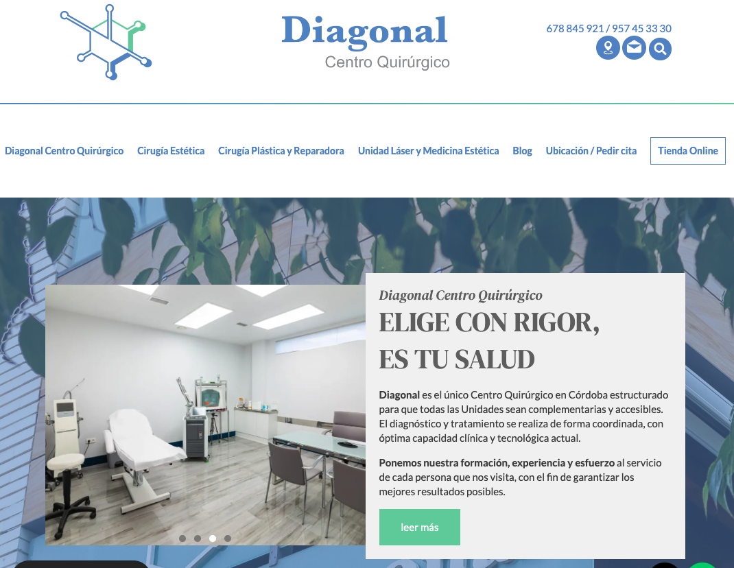 El centro Diagonal especializado en medicina estética registra AI Diagonal