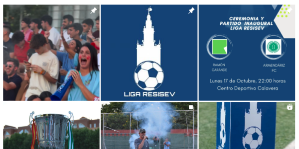 Liga Resisev, la liga de fútbol de residencias universitarias sevillanas, registra su marca