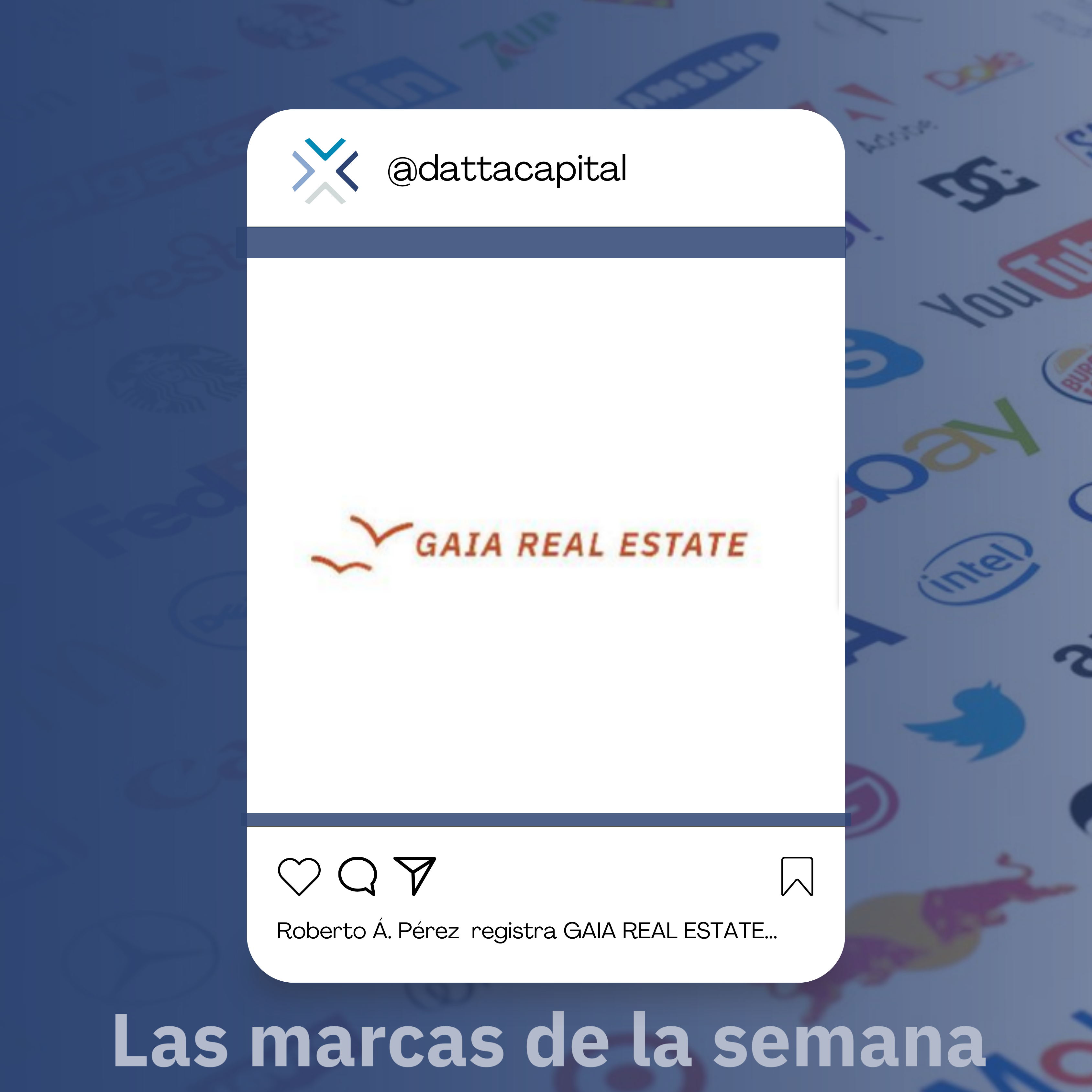 Roberto Ángel Pérez Cobacho registra GAIA REAL ESTATE una nueva marca en el sector inmobiliario