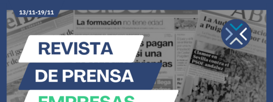 Revista de Prensa Empresas (13/11-19/11): Toda la información local en un clic
