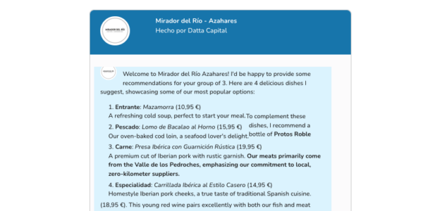 Respuestas en idioma nativo