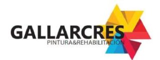 Presentan solicitud de registro para la marca GALLARCRES PINTURA&amp;REHABILITACION