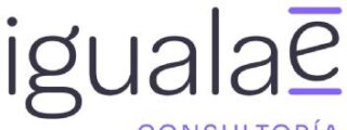 Nuevo Registro del Nombre Comercial "IGUALAE CONSULTORÍA IGUALDAD" en España