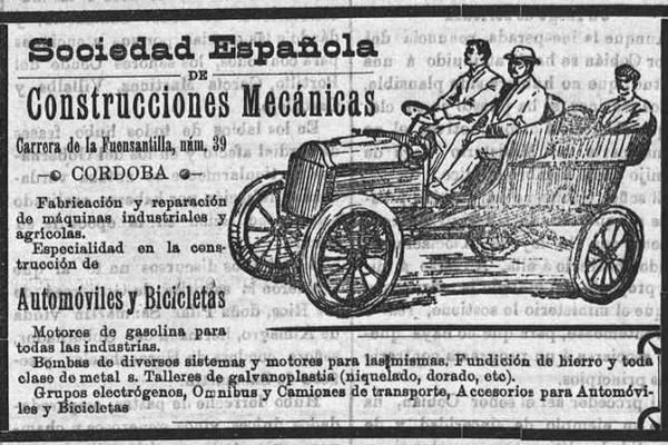Córdoba y su fugaz sueño automovilístico: La Sociedad Española de Construcciones Mecánicas